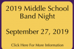 Thumbnail for the post titled: 2019 Middle School Band Night